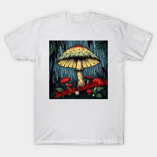 JUMBIE UMBRELLA – FULL COLOUR – FETERS AND LIMERS – CARIBBEAN FOLKLORE EVENT DJ GEAR T-Shirt